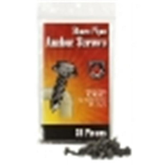 Meeco Manufacturing  Black Oxide Pipe Screws - 20 Count