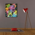 thumbnail image 6 of Epic Graffiti 'Curious Greyhound' by Dean Russo, Canvas Wall Art, 26"x30", 6 of 8