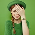 thumbnail image 6 of BERNY Small Gold Watches for Women, Dainty Luxury Oval Sunray Dial, Stainless Steel Bracelet Watch, Adjustment Tool Included, Waterproof, Fashion Ladies Analog Quartz Wrist Watch Gifts (Green), 6 of 11