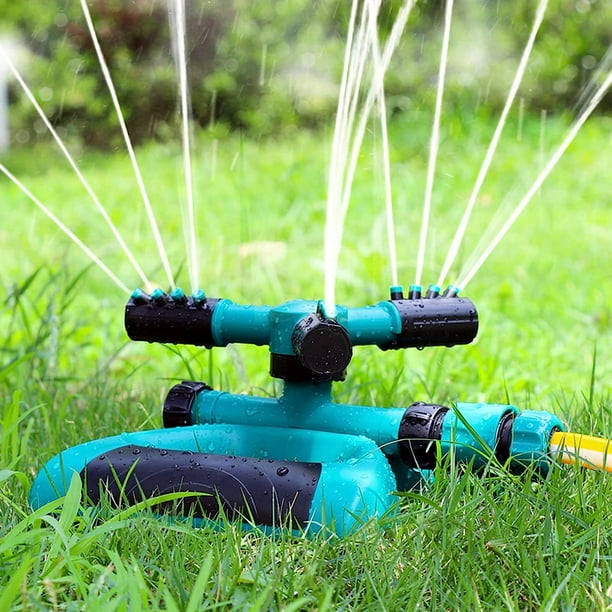 Aspersor giratorio ZeFeiWu para césped y jardines sistema de riego ajustable