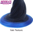 thumbnail image 3 of Mirra's Mirror-extensiones de cabello trenzado Ombre, trenzas sintéticas fáciles, Morado, marrón, rojo, Afro Jumbo, 20 "/26", 3 of 4