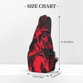 thumbnail image 3 of Death Note Crossbody Bag Casual Sling Backpack Chest Bag Multipurpose Crossbody Shoulder Bag Hiking Daypacks, 3 of 9