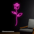 thumbnail image 3 of Glowneon Rose Flower Neon Light, Rose Wall Art Decoration Led Sign, 3 of 4