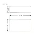 thumbnail image 7 of 2x Sealed Brass Humbucker Pickup Cover for Electric Guitar Bass Parts, 7 of 7