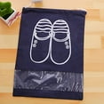 thumbnail image 3 of 10 Pieces Shoe Bag With Drawstring, Dust Proof Travel Shoe Organizer Bag With Visual Window For Boots, High Heels, Shoes and Sandals, 3 of 7
