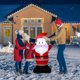 thumbnail image 5 of GAXIRE Papá Noel inflable navideño para exteriores: Papá Noel inflable de 1,2 m con luz incorporada, decoración de jardín para patio delantero y trasero, enchufe estadounidense., 5 of 6
