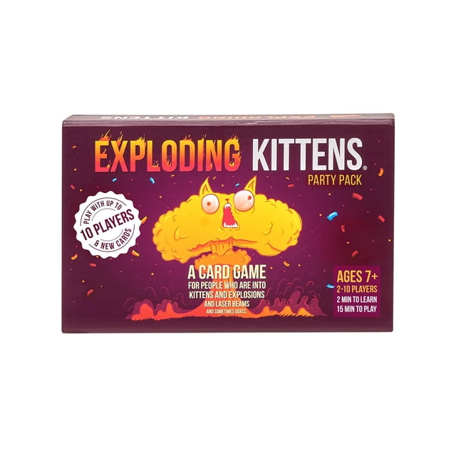 Juego de cartas Exploding Kittens Party Pack Family 7+ Years