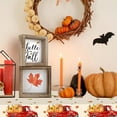thumbnail image 5 of Steadline Thanksgiving Disposable Tablecloth With Maple Leaf Pumpkin Pattern For Seasonal Party Decor And Dining Table Setup With Waterproof Material, 5 of 6