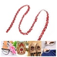 thumbnail image 4 of Chain, Horse Eye Shape Rhinestones, Horse Eye Flower Chain No Rust  Chain For DIY Shoelace Clothing Decoration Accessories Jewelry Making Pink, Gray,White,Big Red, 4 of 8