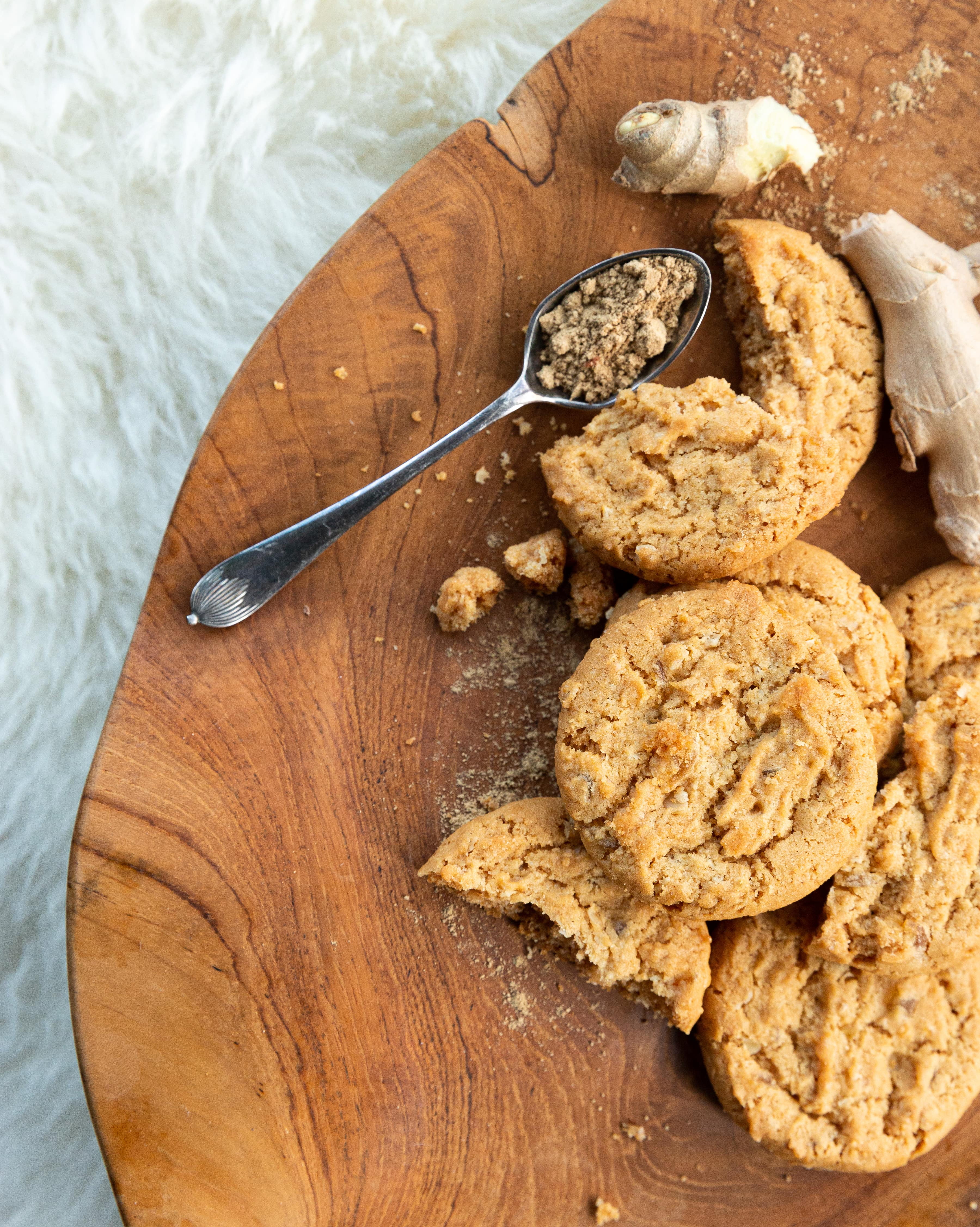 Biscuits sablés Walker au gingembre confit