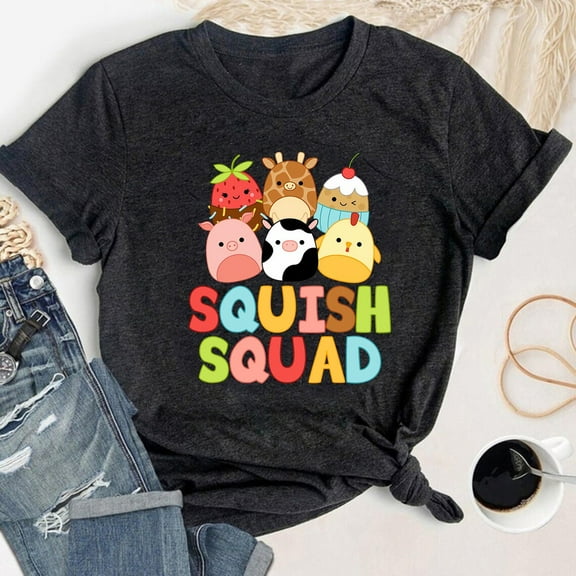 Tee Clo Squish Squad Birthday Girl Shirt, Cute Squishmallow Shirt, Squishmallow Birthday Girl Shirt, Birthday Girl Shirt, Squishmallow Girl All Size S-5XL, Full Size S-5XL