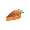 thumbnail image 2 of CQCYD Easter Basket, Easter Radish Carrot Shaped Storage Basket Imitation Rattan Woven Decorative Basket For Fruit Snacks And Home Organization Easter Party Decor Spring Table Centerpiece, 2 of 6