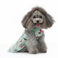 thumbnail image 6 of YUEHAO Dog Skirts for Small Dogs Girl Cute Pet Print Skirt Breathable Summer Sleeveless Shirt Comfortable Dog Shirt Breathable Dog Pet Dog Clothes (Green, L), 6 of 7