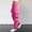 Hot Pink, variant on Delayuji Womens Cargo Pants Jogger Pants High Elastic Waist Baggy Pants Trousers with Pockets Casual Streetwear S-5XL