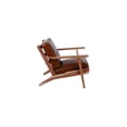 thumbnail image 6 of Porter Designs Corvallis Leather Accent Chair - Natural, 6 of 7
