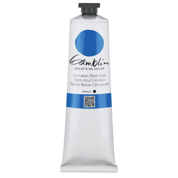 Gamblin Artist Grade Oil Color, 150ml, Cerulean Blue Hue