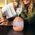 thumbnail image 1 of SMihono Mini Diffuseur d'Huile Aromatique pour Humidificateur Humidifiers for Bedroom, Multiples Options d'Éclairage, Grain de Bois, Humidificateur de Grain de Bois, Grand Réservoir d'Eau, 750 Ml après Dégagement, 1 of 7