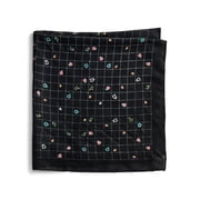 No Boundaries Womens Printed Bandanas, Black Floral Print, for Adults