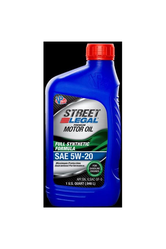 VP Racing VP3952043 Street Legal Synthetic Blend Engine Oil 5W20 - 1 Quart
