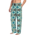 thumbnail image 5 of Cauagu Turtles And Seahorses Mens Pajama Pants Sleep & Lounge Pants,PJ Bottoms with Pockets-Medium, 5 of 7