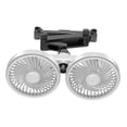 thumbnail image 4 of jifeng Car Backseat Double Head Fan Portable Versatile Angle Adjustable USB Car Fan White, 4 of 9