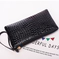 thumbnail image 5 of Coofit Crocodile Wristlet Purse Fashion Faux Leather Zip Wristlet Wallet Clutch Wallet for Women, 5 of 10