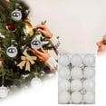thumbnail image 2 of 24PCS Christmas Ball Ornaments Set - 4 Style Shatterproof Xmas Tree Decorations, Hanging Balls for Holiday & Wedding Party, 2 of 8