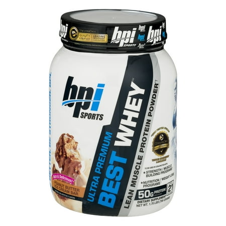 BPI Sports Best Whey Ultra Premium Protein Powder, Salted Caramel, 2.04 (2019 Best Whey Protein)