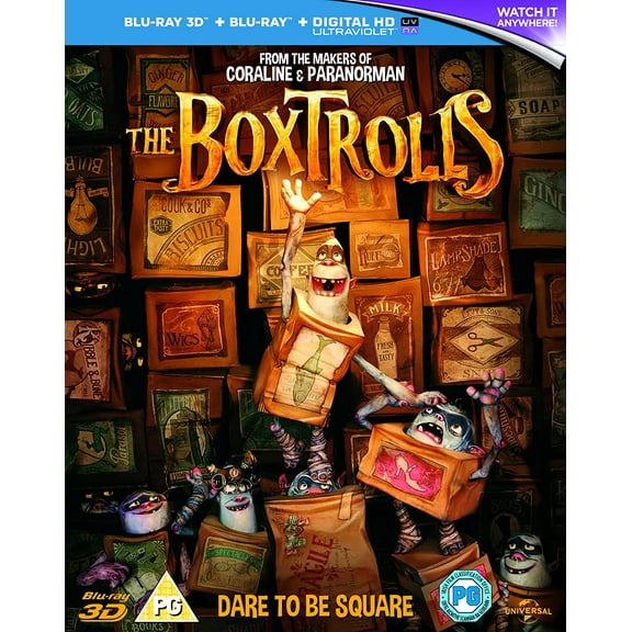 The Boxtrolls (Blu-ray 3D Blu-ray UV Copy)