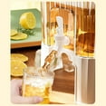 thumbnail image 5 of SUSHANG 1 Gallon Clear Beverage Dispenser for Fridge Small Iced Water Jug with Filter Spout Spigot Refrigerator Drinks Container for Parties Juice Pitcher Premium Plastic Material Wide Mouth Openin, 5 of 8