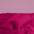 thumbnail image 5 of [Pillowcase]-2 Pack Ultra Soft Microfiber Body Pillowcases, Breathable and Easy Care Long Pillow Covers, 20" x 54", Magenta, 5 of 5