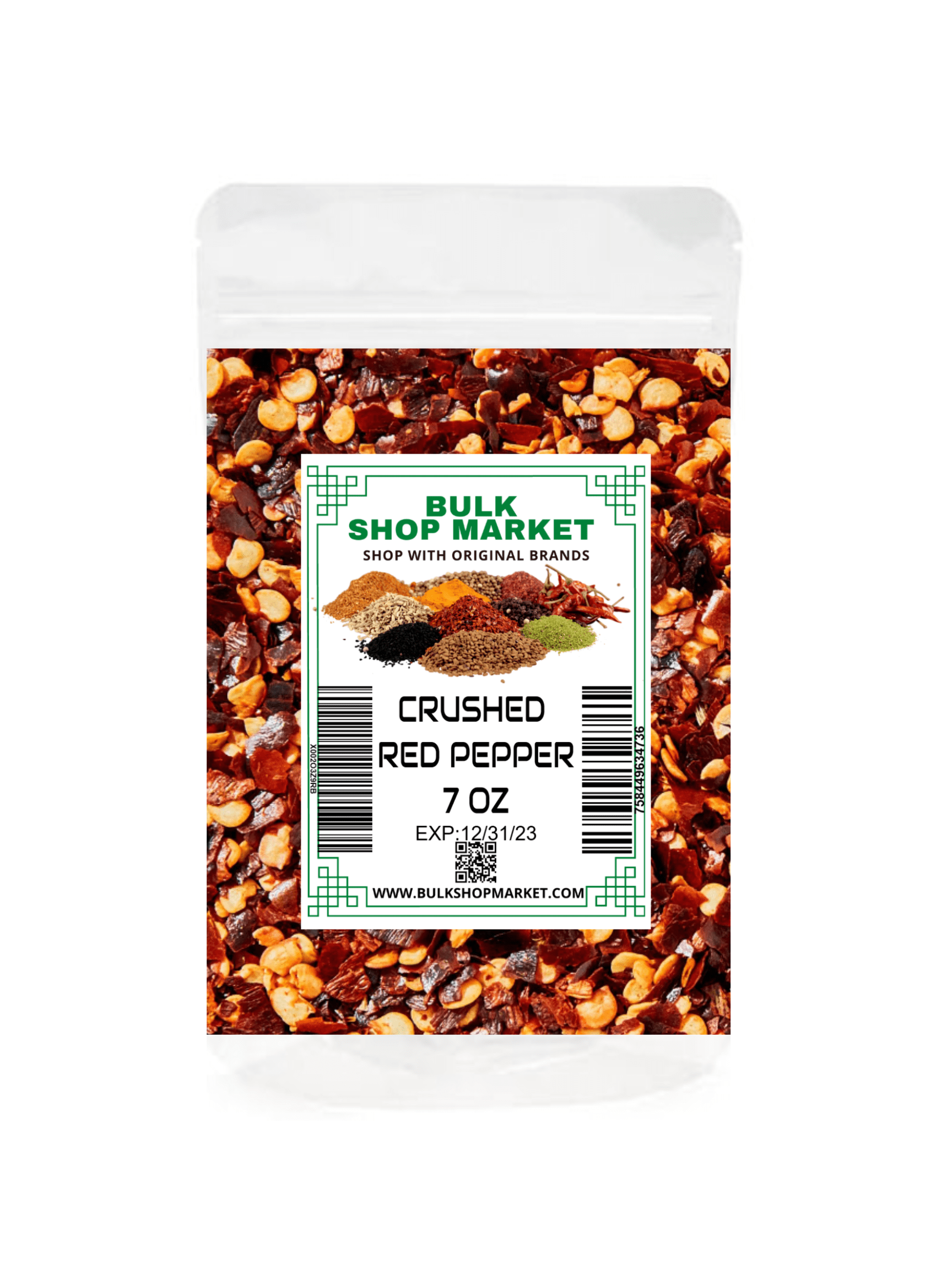 CRUSHED RED PEPPER (FLAKES) 7 OZ SPICE BY