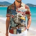 thumbnail image 4 of Yindaity Patriotic T Shirts for Men USA Flag 4th July American Red White Blue Star Stripes Patriotic T-Shirt(Light Gray,4XL), 4 of 6