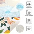thumbnail image 3 of Yayeee Bath Mat for Bathroom Floor Non Slip Rectangle Soft Absorbent Rugs, Orange Slices, 3 of 7