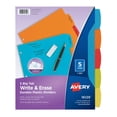 thumbnail image 1 of Plastic Dividers Avery Big Tab Write & Erase 5-Tab Sets x24, 1 of 8