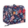 thumbnail image 2 of FOR U DESIGNS Daisy American Flag Kitchen Aid Mixer Cover with Pocket Wear-Resistan Mixer Dust Covers Multi Pockets Compatible with Kitchen Aid 6-8 Quart Bowl Lift - S, 2 of 8