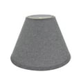 thumbnail image 2 of Aspen Creative 32292 Transitional Hardback Empire Shaped Spider Construction Lamp Shade in Grey, 14" wide (7" x 14" x 11"), 2 of 5