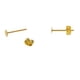 thumbnail image 4 of 100 Pares de Pendientes de Hierro, Pendientes de Poste, Hallazgo para La Fabricación de Pendientes de Joyería , Dorado perfecl Pendientes postes y respaldos, 4 of 8