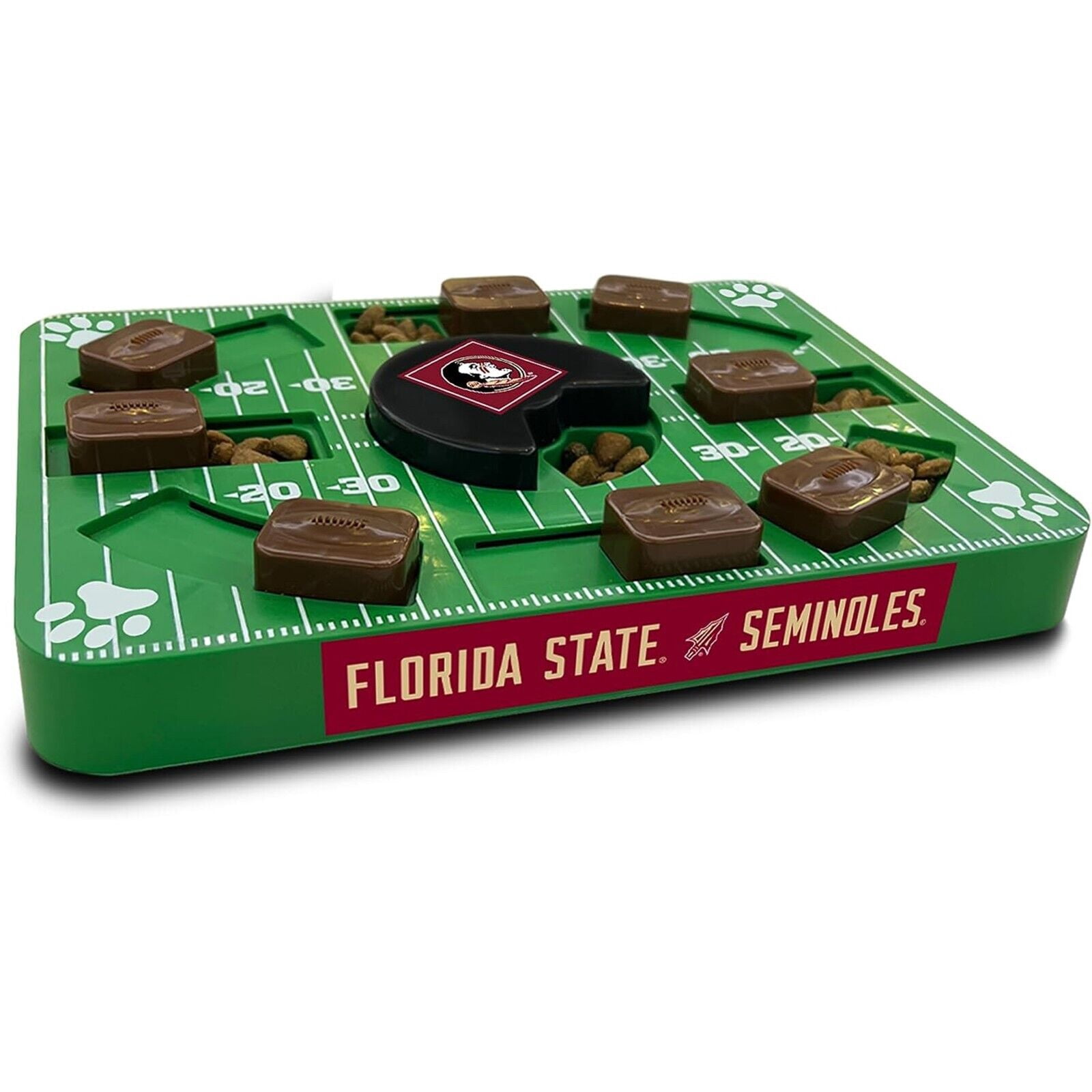 Pets First NCAA Florida State Seminoles Puzzle Toy, Puzzle Treat Dog Toy, Interactive Dog Treat Toy, Dog Puzzle Feeding Slow Toy