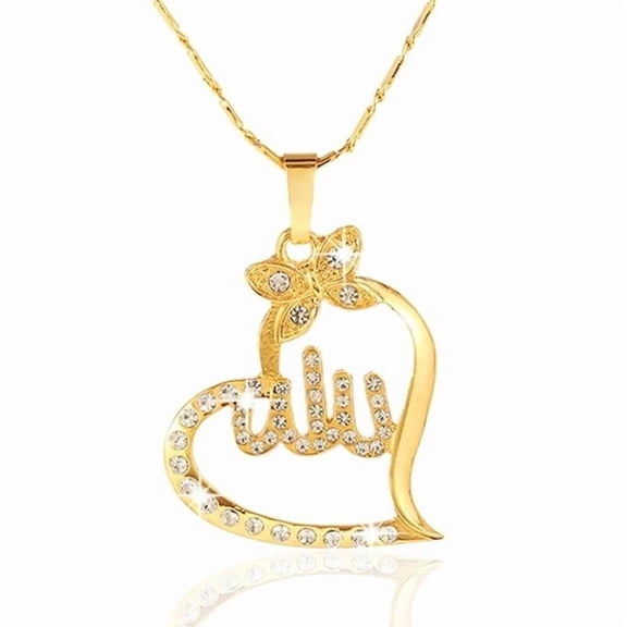 1PCS Women Religious Islamic Muslim Arabic Allah Pendant Necklace Jewelry
