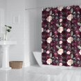 thumbnail image 2 of Pioneer Flower Floral Print Pattern Shower Curtain 72"x72" ,Bathroom Decorative Shower Curtains Set with 12 Hooks,Modern Waterproof Washable Shower Curtain, 2 of 6