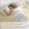 thumbnail image 4 of 3 Piece Yellow Ombre Duvet Cover Set Queen Size, Microfiber Comforter/Quilt Cover with Corner Ties and 2 Pillowcases, Modern Gradient Abstract Art All Season Soft Bedding with Zipper Closure, 4 of 8