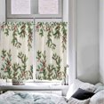 thumbnail image 4 of Christmas Kitchen Curtain 2 Panels Tiers Curtains 45 Inch Length, Xmas Botanical Pine Needle Berry Rustic Curtains Rod Pocket Curtains Window Drapes Treatment Window Cafe Curtains, 4 of 5