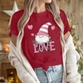 thumbnail image 6 of VKOYWKM Valentines Day Heart Tshirt for Women Cute Love Heart Graphic Tees Valentine Gift Top Short Sleeve Casual Crew Neck Holiday Tshirts, 6 of 7
