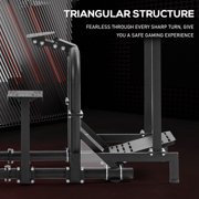 Supllueer Gaming Racing Simulator Cockpit With Black Seat & Monitor Mount Fit Logitech Thrustmaster T248 T300.Excluding electronic devices