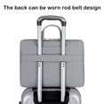 thumbnail image 4 of Qarigey Estuche de transporte para computadora portátil con correa para el hombro Compartimentos pequeños impermeables Mujeres Hombres Manga Handgbag Bolsas de mensajero y de hombro Rosado Qarigey AP012450-01, 4 of 6
