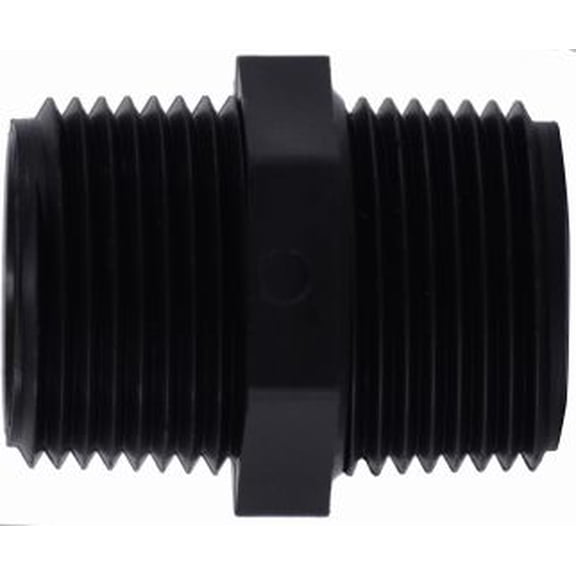 2 Pp Hex Nipple, Plastic Pipe Fittings, Plastic Fittings