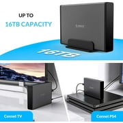 ORICO 3.5 inch Hard Drive Enclosure 5Gbps SATA to USB 3.0 Enclosure Aluminum External Hard Disk Enclosure SSD/HDD Enclosure Case Max 16Tb with 12V2A Power Adapter & UASP for Xbox(No Drive)