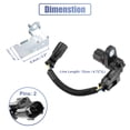 thumbnail image 4 of 1uds Delantero Izquierda Derecha ABS Rueda Velocidad Sensor 5014787AA, 4 of 9