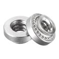 thumbnail image 5 of Unique Bargains Écrous Auto-Fermants, Écrou Rivet en Acier Inoxydable 6-32x0.11 Pouces Tête Ronde Attache de Montage en Métal 50 Pcs, 5 of 5